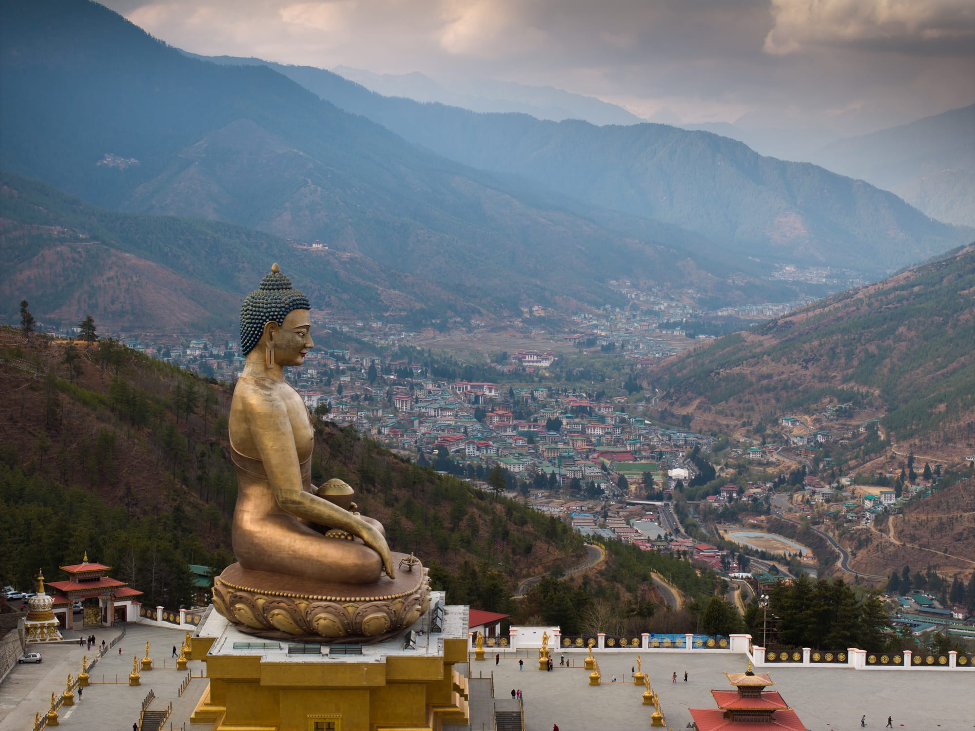 Buddha Dordenma Thimphu Bhutan luxury travel landmark